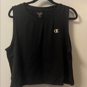 Champion Women's Black Muscle Tee